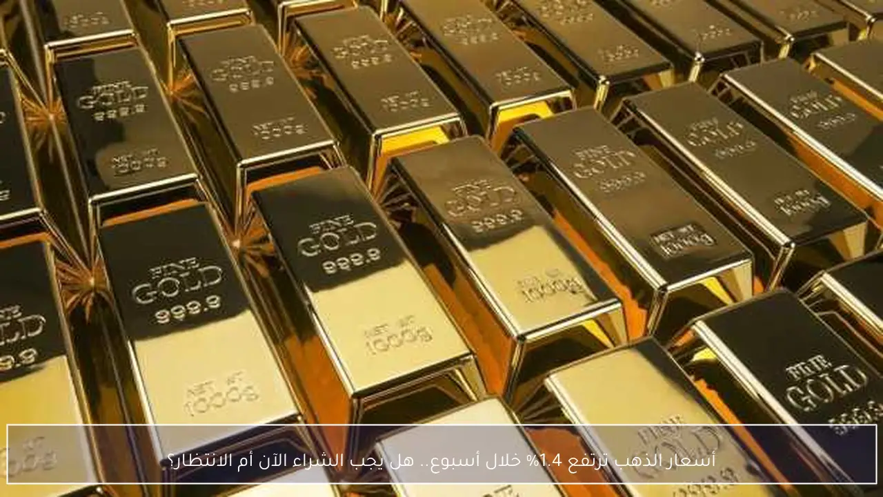 أسعار الذهب ترتفع 1.4% خلال أسبوع.. هل يجب الشراء الآن أم الانتظار؟