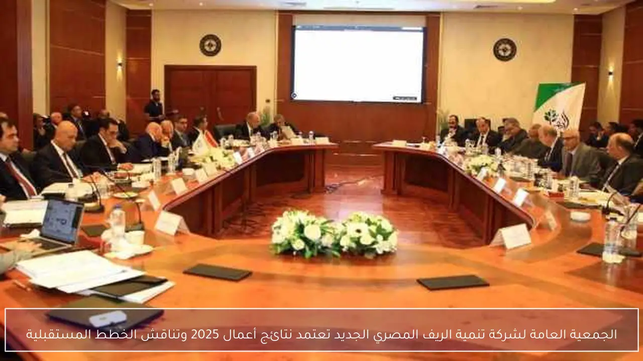 الجمعية العامة لشركة تنمية الريف المصري الجديد تعتمد نتائج أعمال 2025 وتناقش الخطط المستقبلية