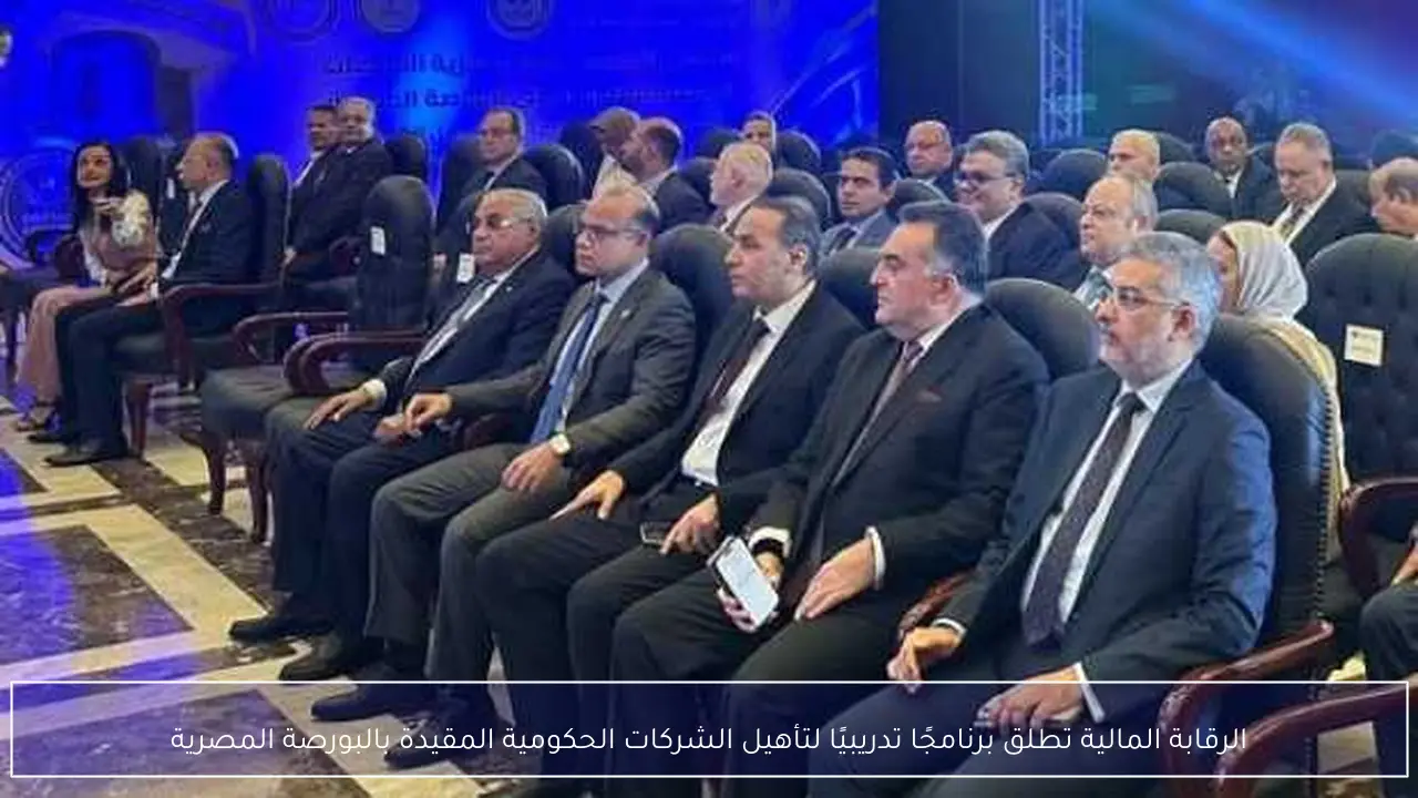 الرقابة المالية تطلق برنامجًا تدريبيًا لتأهيل الشركات الحكومية المقيدة بالبورصة المصرية